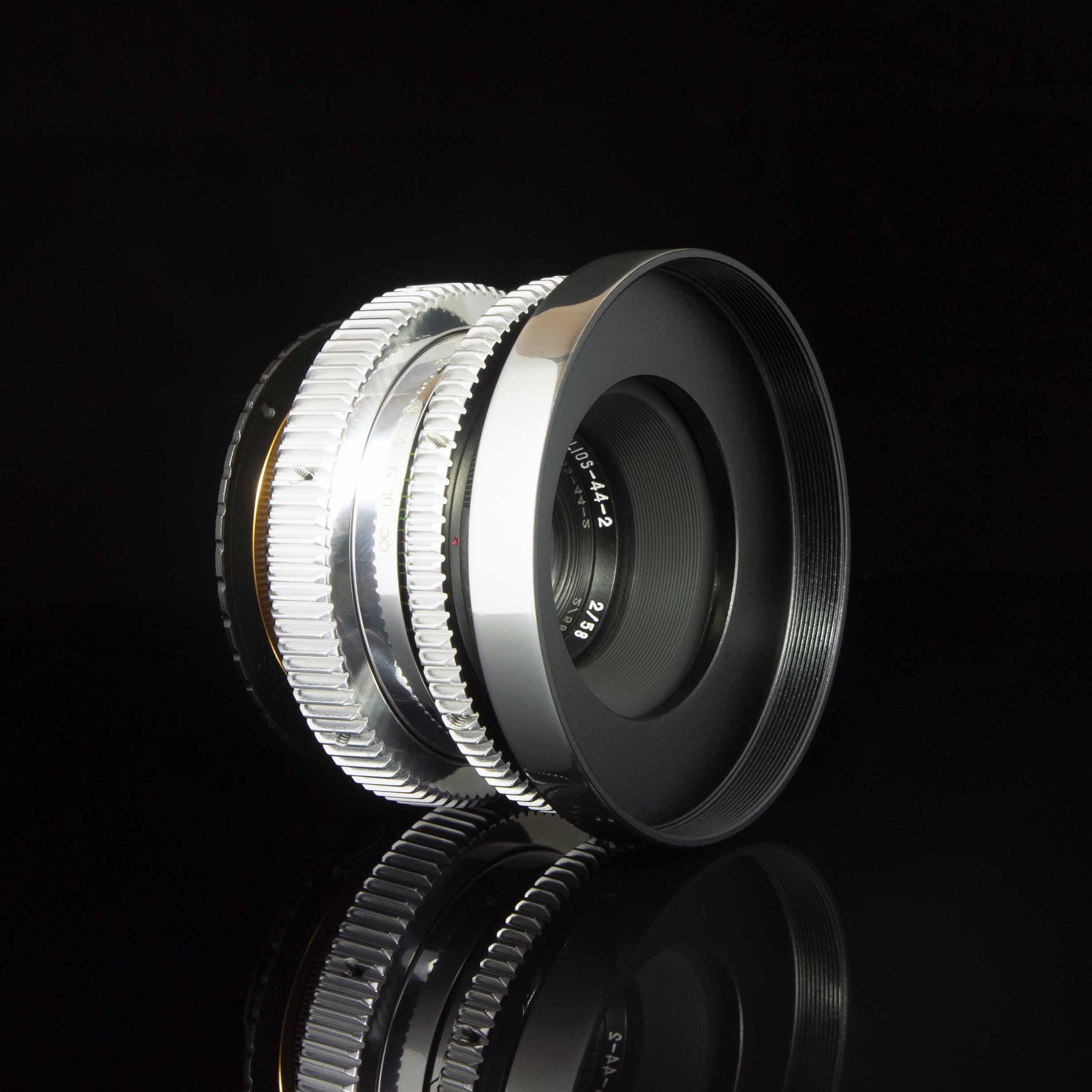 Silver Helios 44-2 | 2/58 | Oval Bokeh & Cine Mod Lens – CINEMETALMOD